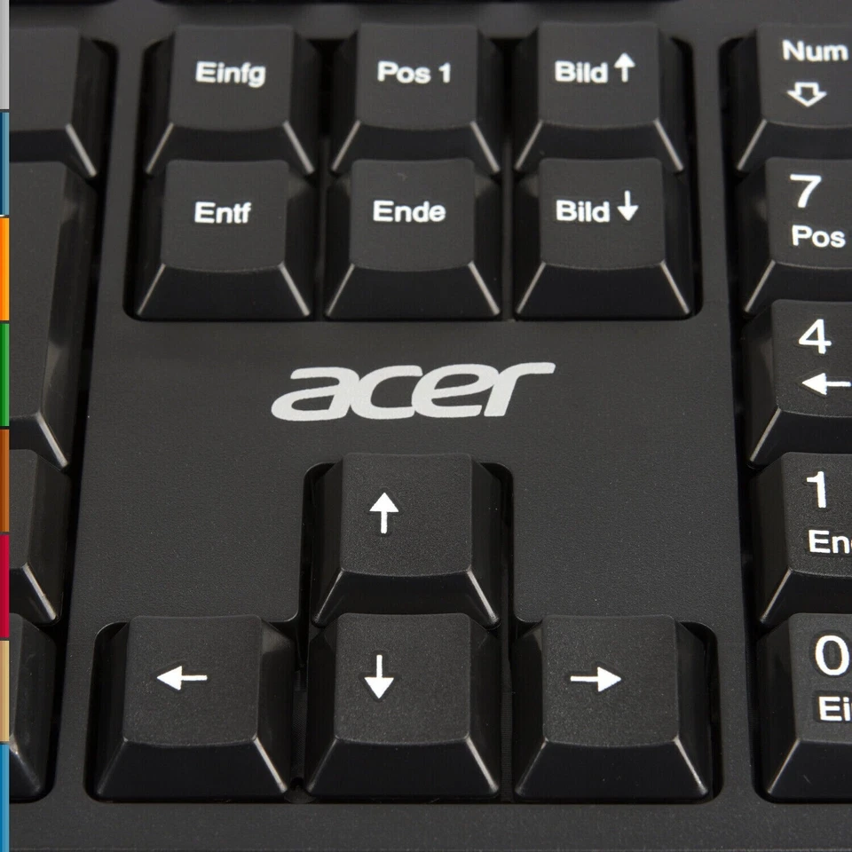 Acer Tastatur PC Keyboard mit Kabel Deutsche, USB Computer Keyboard Universal - Bild 3 von 4