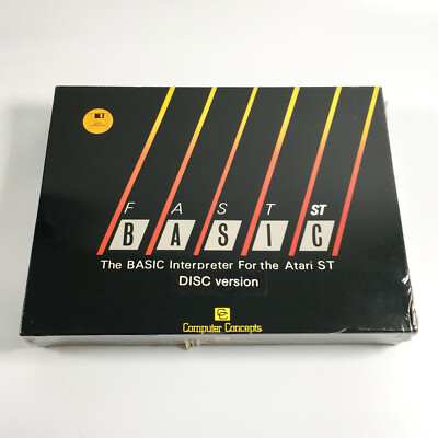 FAST BASIC Dolmetscher - Atari ST DISC Version - FACTORY SEALED / NEW OLD STOCK