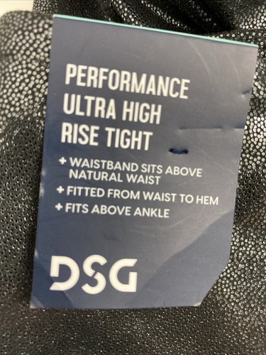 DSG Sporthose Damen 2X schwarz glänzend ultrahoher Bund eng über Knöchel neu mit Etikett - Bild 4 von 11
