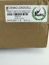 ZEMIC Load Cell L6E3-C3-50kg-3G Single Point L6E3 C3 50kg Unused Calibrated