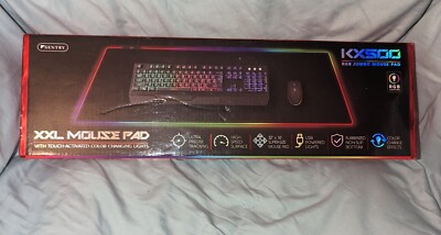 Sentry Gaming Jumbo Mouse Pad with RGB Lights, HPX-KX500