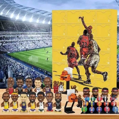 NBA 2024 Christmas Countdown Advent Calendar 24Days Action Figure Blind Box Gift - Picture 6 of 7