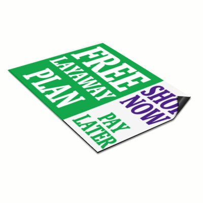 Car Magnet Set of 2 Free Layaway Plan Shop Now Pay Later A Industrial Sign