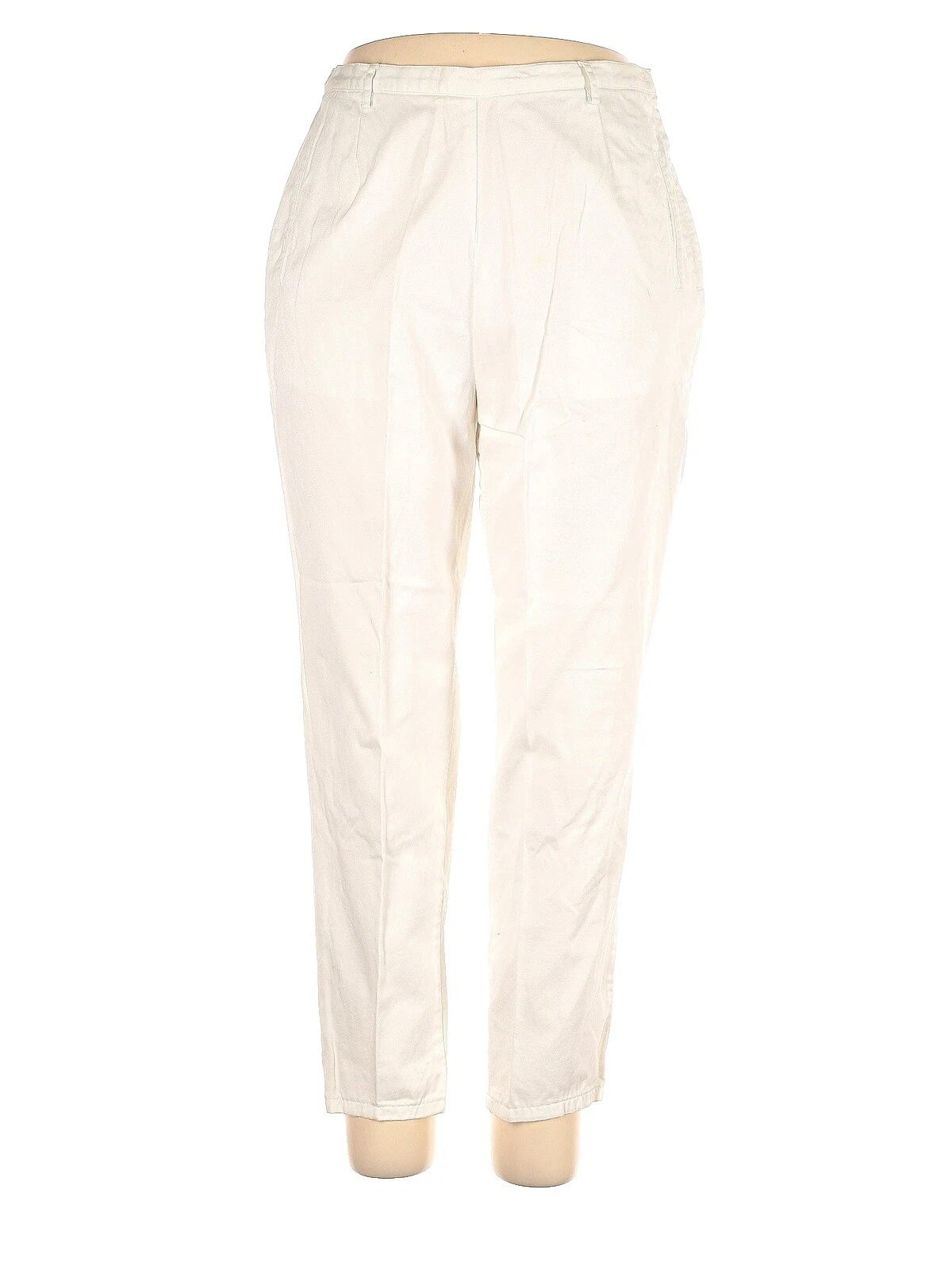 Calça Tamanho Regular Laura Ashley Branco para mulheres