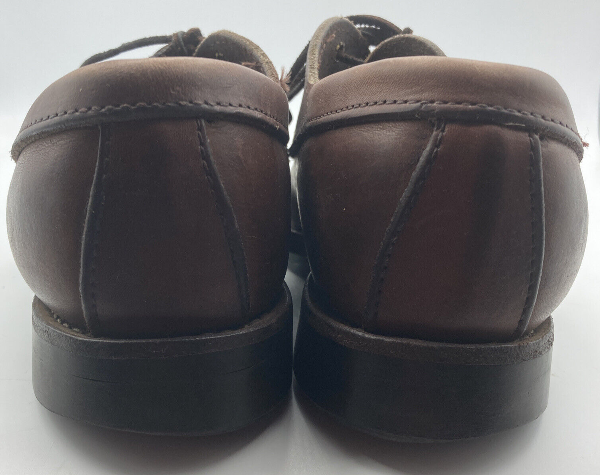 Gokey Brown Leather Lace Up Vibram Sole Oxfords Men’s Size 9D The Sporting Chukka Boot - Gokey USA main image 2