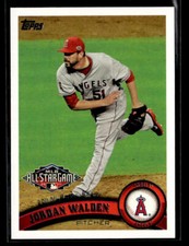 2011 Topps Update #US146 Jordan Walden Card Los Angeles Angels