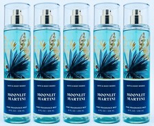 5 Bath Body Works MOONLIT MARTINI Fine Fragrance Mist Body Spray 8 oz