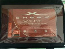 NEW Sheex Wool Tech Sheet Set FULL Maroon