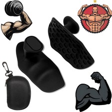 Ergonomics Weight Grips Hand Callus Protector Gym Gloves, Soft Rubber Gym Grips