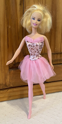 Barbie Doll 2005 My First Ballet Lesson Doll Dress #J1776 Pink Legs