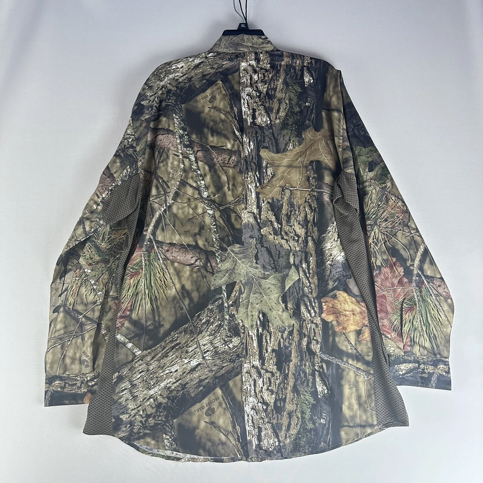 Game Winner Long Sleeve Button Up Shirt, Break-Up Country Camo, XL - Image 3 of 4
