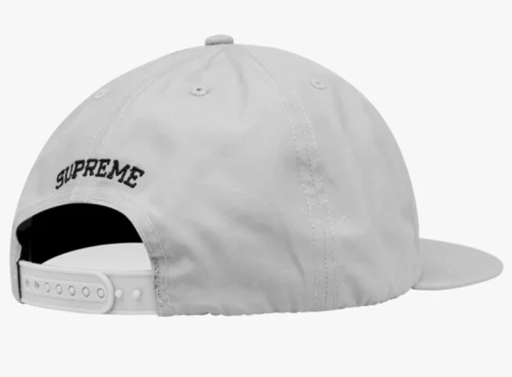 SUPREME/ KAWS CHALK LOGO 5-PANEL GRAY HAT/ SS21 WEEK 6