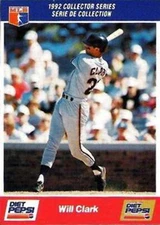 #14 Will Clark - San Francisco Giants - 1992 Diet Pepsi Baseball
