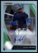 Ryan Spikes 2021 Panini Prizm DP #PDP100 Base Autographs Silver Prizm Auto