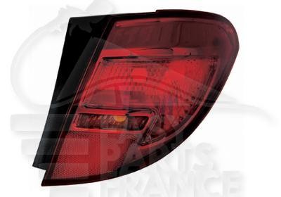 Feu arrière-droit extérieur fumé pour Opel Meriva de phase 2014