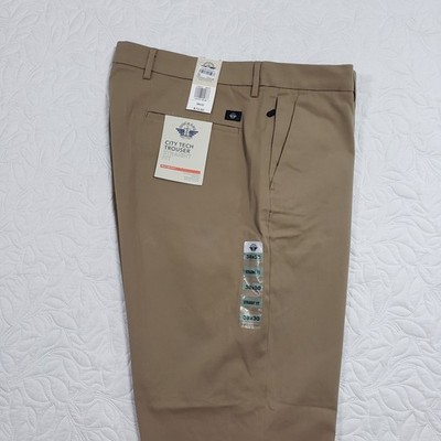 NWT Dockers Pants Mens 38x30 Khaki Smart 360 City Tech Trouser Straight Fit