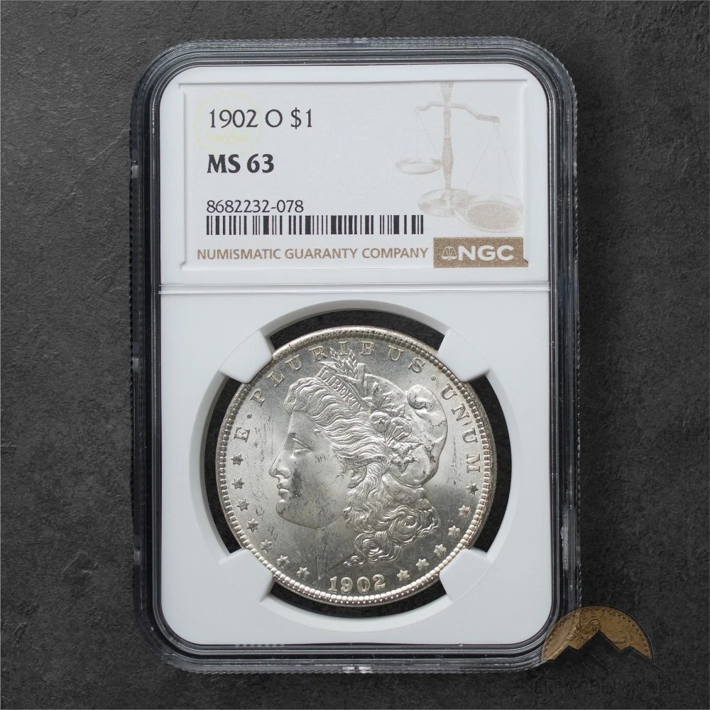 MS 63 Graded 1902 Year Morgan US Dollars (1878-1921) for sale | eBay