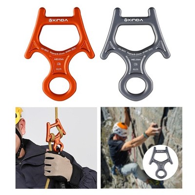 30KN 8 Abbildung Descender Belay Device Heavy Duty Tragbare Belaying
