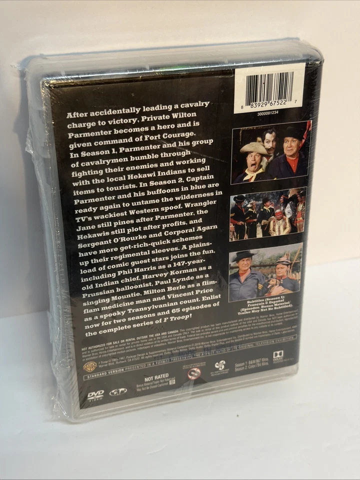 F Troop The Complete Series DVD Box Set Seasons 1 & 2 NEW - Image 2 of 3