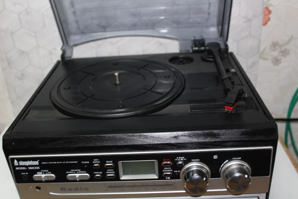 Steepletone SMC595 проигрыватель радио лента кодировщик компакт-дисков и Aux-in 2.0 канал HiFi - Изображение 4 из 4