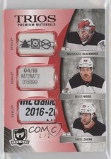 2020 The Cup Trios Red Tag 2/2 Mackenzie Blackwood Miles Wood #C3-ZWB Patch 0c3