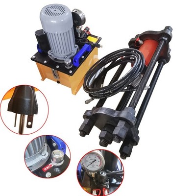 110V 70T Crawler Pin Press Chain Machine,Hydraulic Track Pin Dismantling Tool