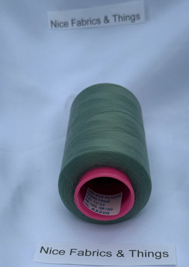 50 Spools - Dark Green AX200 Multi Purpose Sewing Thread - Image 3 of 3