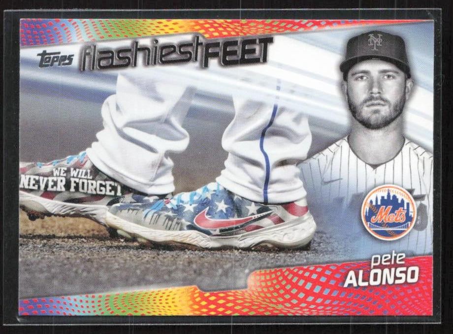 2022 Topps #FF-13 Pete Alonso Flashiest Feet New York Mets (R)