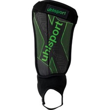 Uhlsport Flex Plate Espinilleras Hombre Negro Fluo Verde Plata