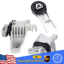3PCS Complete Engine Motor & Transmission Mount For Chrysler 2015-17 200 C Sedan