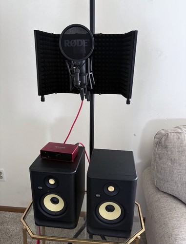 Home Recording Studio Bundle Uk Reference: Complete Home Recording Studio Bundle Krk Rokit 5 Røde Nt1