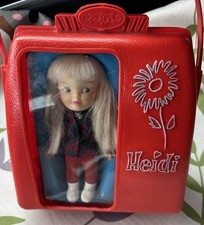 REMCO Pocketbook Doll Heidi in plastic case rare Heidi s Playmate 1967 Vintage