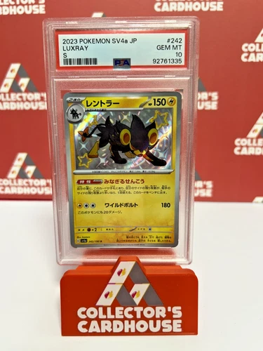 Luxray | 242/190 | PSA 10 | SV4a Shiny Treasure Vault ex Japanese | G20