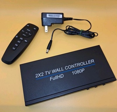 2X2 HD Multimedia Video Image Processor Screen Splicing 1080P Wall Controller