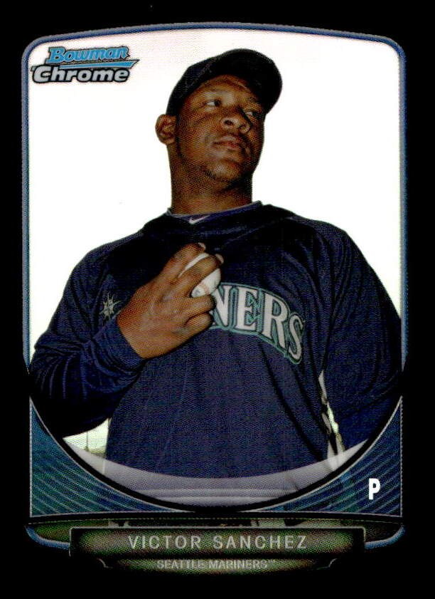 2013 Bowman Chrome Mini #111 Victor Sanchez Black Refractors #/25