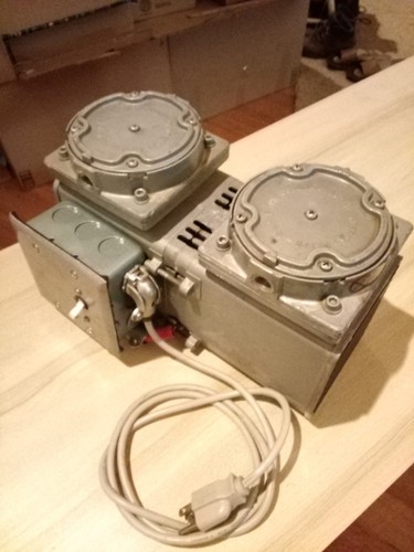 Gast Dual Diaphragm Vacuum & Compressor Assembly DAA-P101-GB VAC 115 5.5 Amp