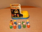 Vintage 1965 Fisher Price Toy Lacing Shoe & Play Family Little People Set