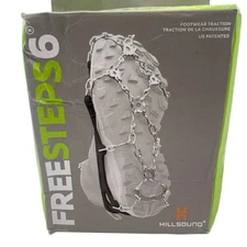 Hillsound FreeSteps6 Footwear Traction Ice Snow Grips Cleats Winter Walking M/M