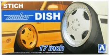 Aoshima 1/24 Stich Zauber Dish 17 Inch Benz AMG Model Wheel Set