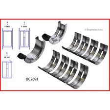 Enginetech Crankshaft Main Bearing Set BC289J.25; .25mm