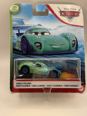 Mattel Disney Pixar Cars Carla Veloso with Flames WGP  2019 Mattel !!