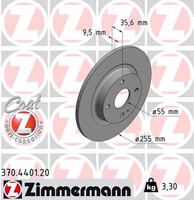 2X Zimmermann Bremsscheibe Coat Z 370.4401.20 FüR Mazda ND MX RF 4 Targa ND2E