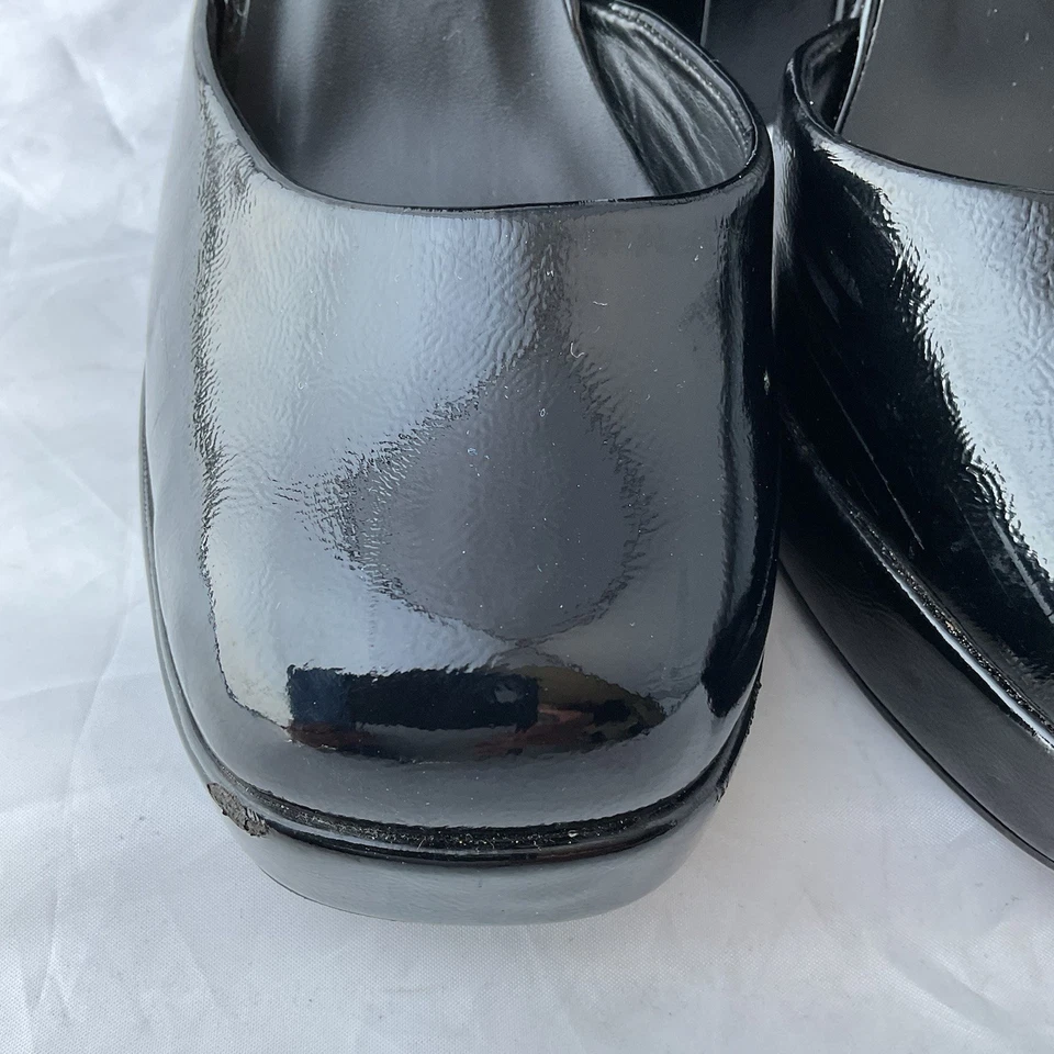 "Tacones gruesos de plataforma Soda Mary Janes vintage de 4,5"" para mujer talla 9" Foto 3 de 4