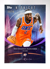 2025 Topps Midnight Shai Gilgeous-Alexander /75 Thunder #56 SGA MVP OS5