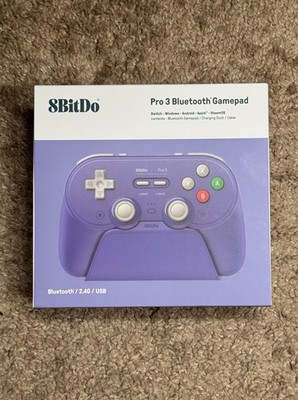 8BitDo Pro 3 Bluetooth Controller - Purple Switch  Controller