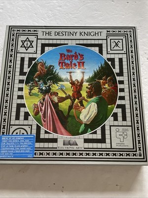 Bard's Tale II: The Destiny Knight (PC, 1986) Complete In Box