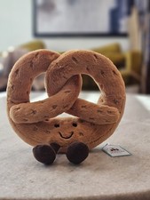 Jellycat Amuseables Pretzel Plush 8" New With Tags 100% authentic soft cute new