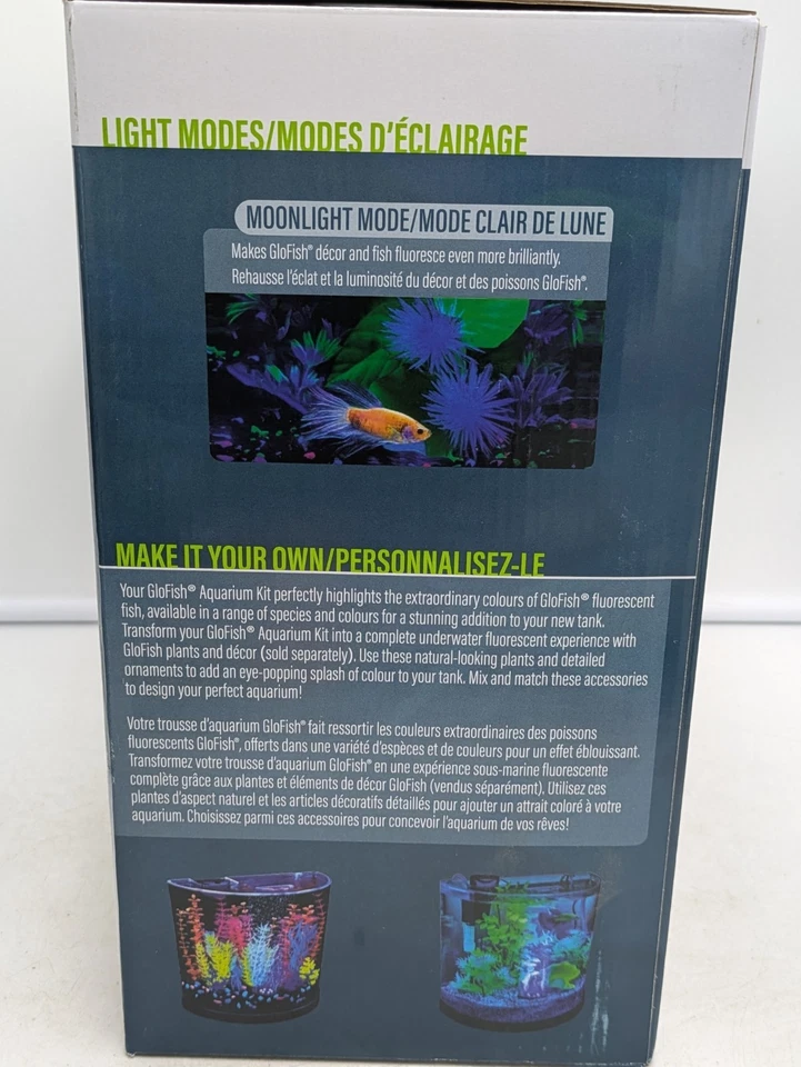 GloFish 3 Gallon Bubbling Betta Aquarium Kit w/ LED Light & Tetra Filter – New - Image 4 of 4