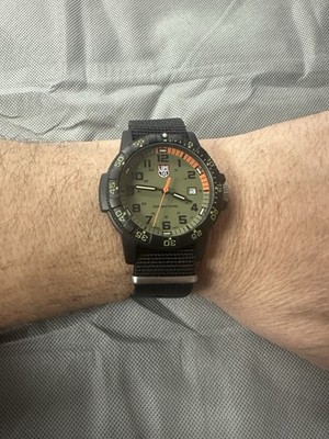 LUMINOX XS.0337 Leatherback Sea Turtle Giant Outdoor Watch Green