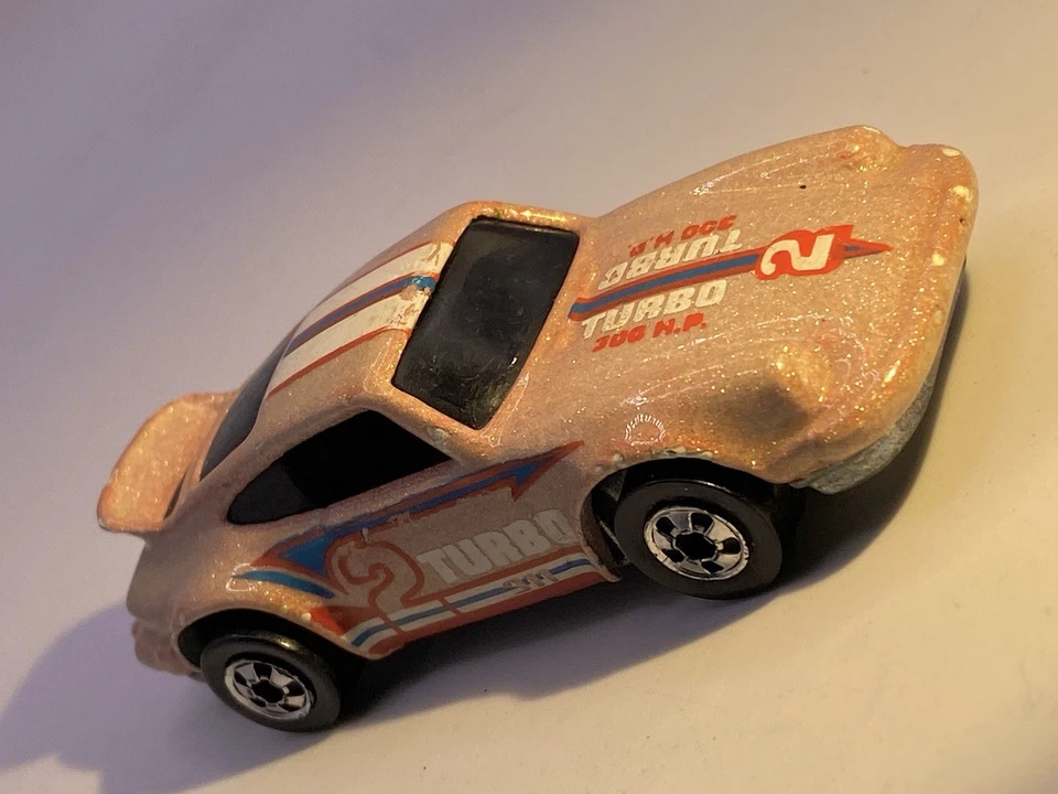 Hot Wheels🔥Blackwall 1988 Color Changers Racers Porsche P-911 Salmón/Tostado/Rosa Foto 4 de 4